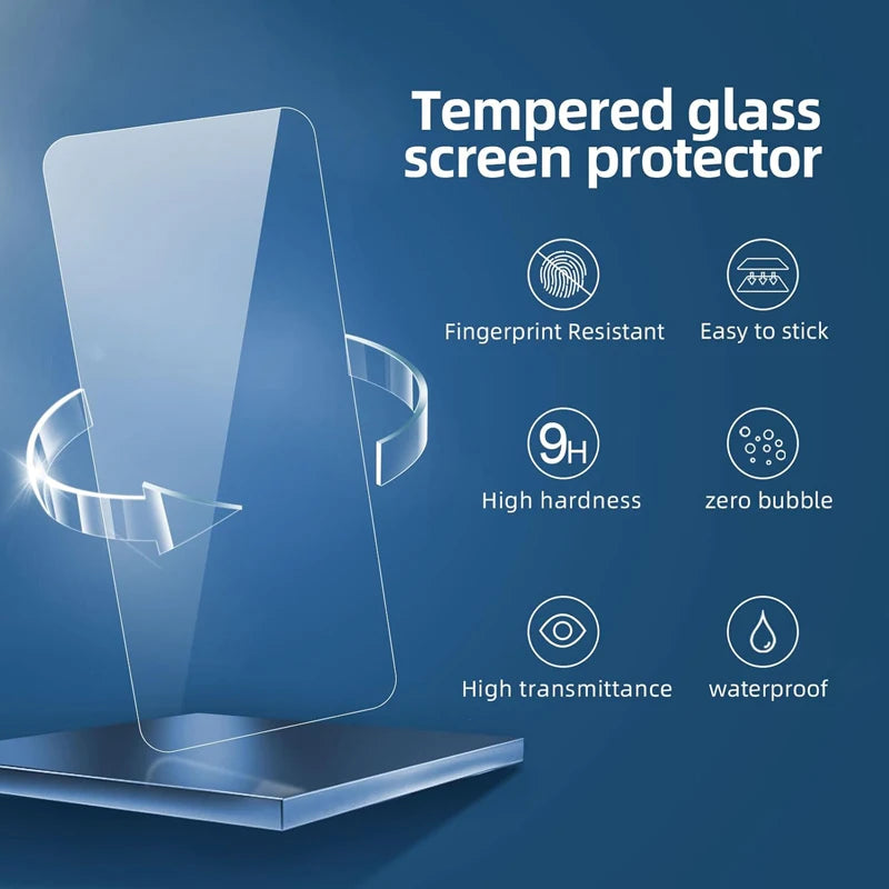4 PCS Tempered Glass Screen Protector – HD Clear Premium Protection for Xiaomi Redmi Note 15 Pro
