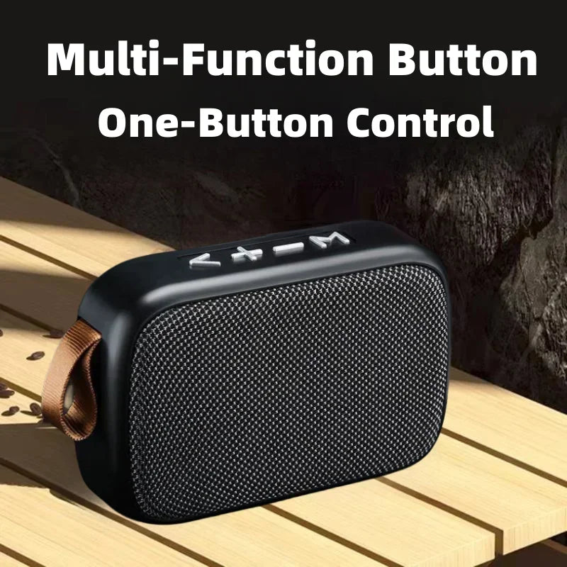 Bluetooth 5.0 Portable Speaker – Compact Wireless Music Box with Stereo Sound