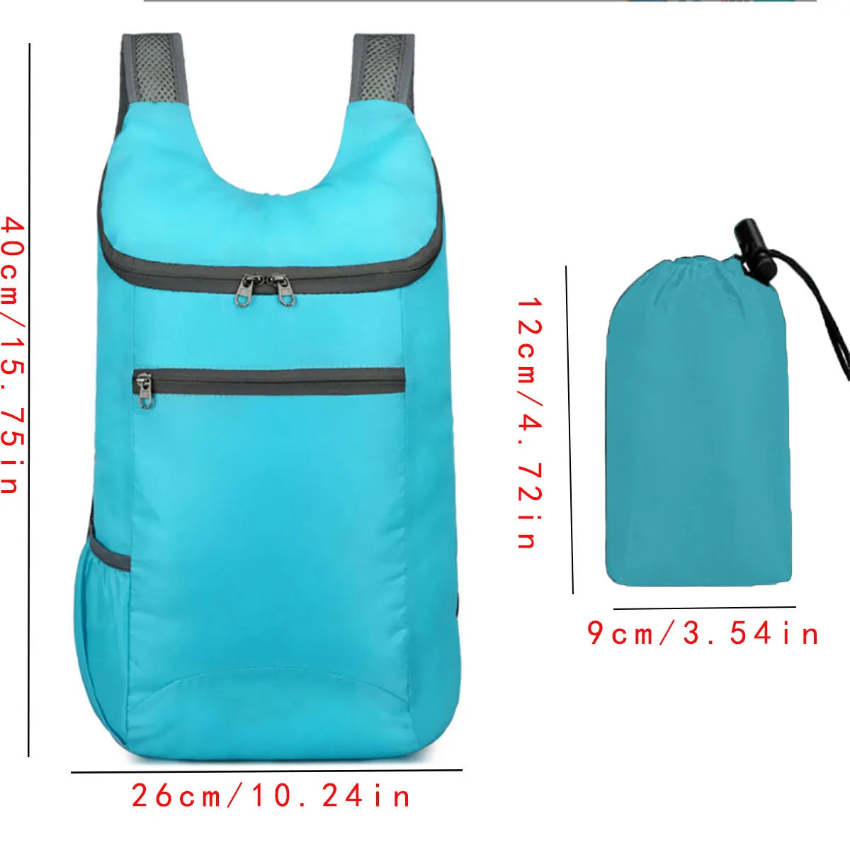 Foldable Waterproof Travel Backpack – Lightweight, Tear-Resistant, Large Capacity Bag