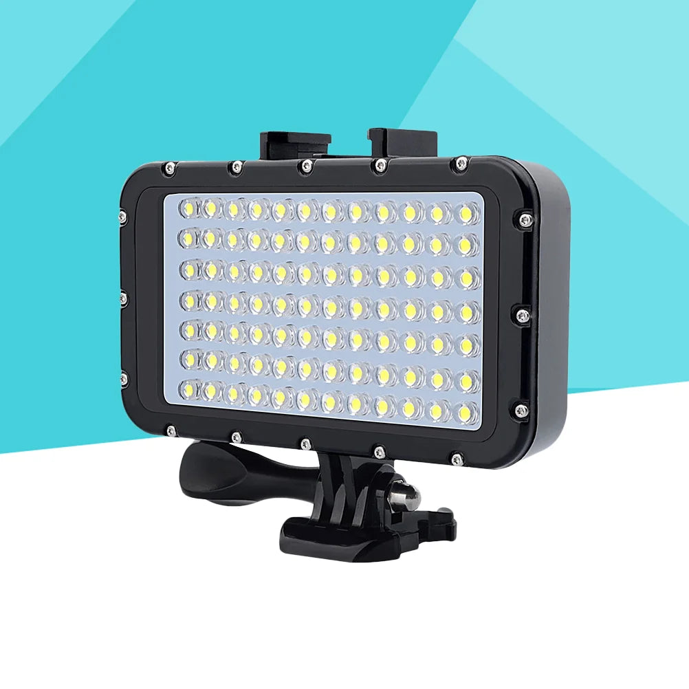 Waterproof Diving LED Light 50m – Rechargeable, 84 LEDs, 5000lm for Camera Use
