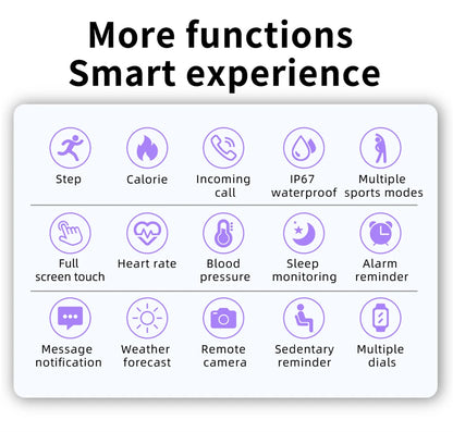 LIGE 2025 Women’s Smart Watch – Sports, Health Monitor, Waterproof, for Android & iOS