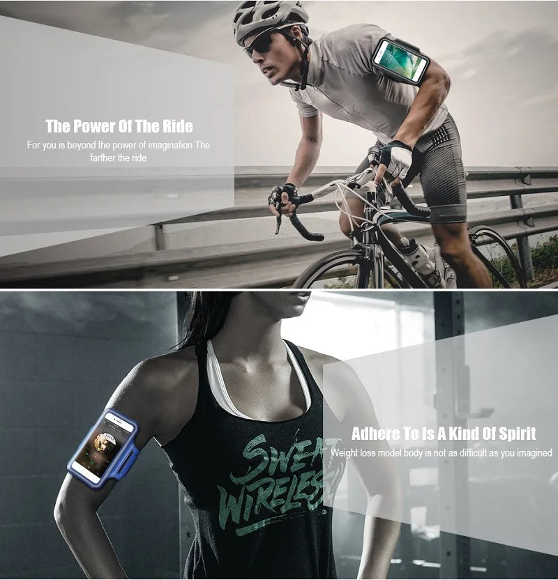Sports Armband Phone Holder – Running Bracelet Case for iPhone 12 to 16 Series