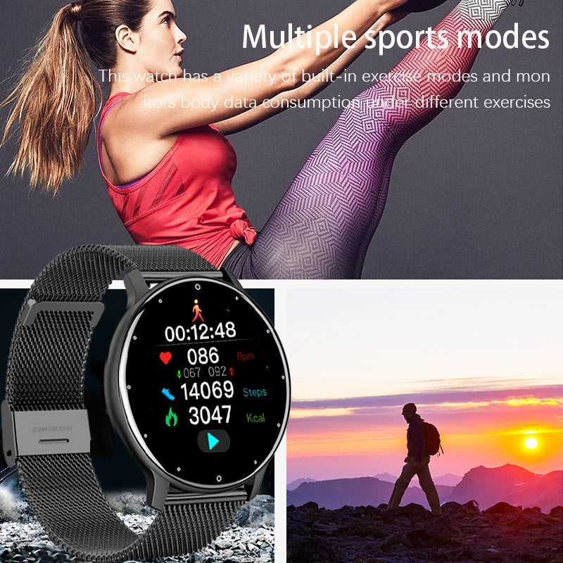 LIGE 2025 Women’s Smart Watch – Sports, Health Monitor, Waterproof, for Android & iOS