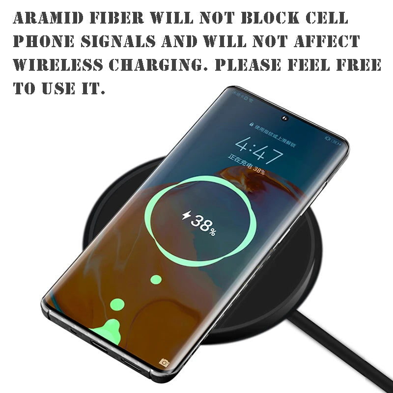 ZXKE Carbon Fiber Magnetic Case – Aramid Shell for Galaxy S23/S24/S25 Ultra, MagSafe & Car Mount Compatible