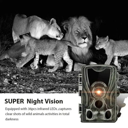 20MP 1080P Outdoor Hunting Trail Camera – IP65 Waterproof with 5000mAh Battery for Wildlife Surveillance