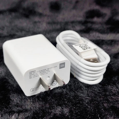 Original Xiaomi 18W Quick Charger – EU Adapter + 3A Type-C Cable for Redmi & Mi Series