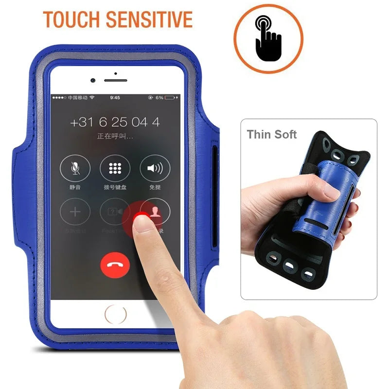 Sports Armband Phone Holder – Running Bracelet Case for iPhone 12 to 16 Series
