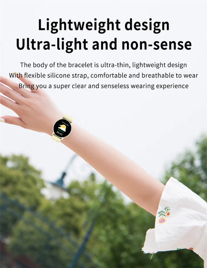 LIGE 2025 Women’s Smart Watch – Sports, Health Monitor, Waterproof, for Android & iOS