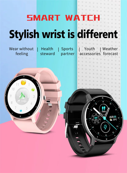 LIGE 2025 Women’s Smart Watch – Sports, Health Monitor, Waterproof, for Android & iOS