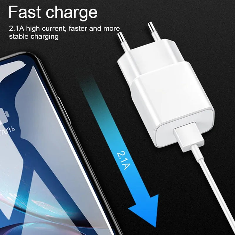 Samsung Fast Charger with Type-C Cable – Compatible with Huawei Honor & More