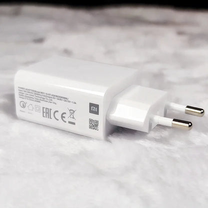 Original Xiaomi 18W Quick Charger – EU Adapter + 3A Type-C Cable for Redmi & Mi Series