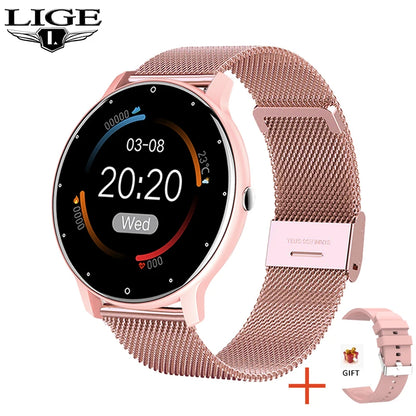 LIGE 2025 Women’s Smart Watch – Sports, Health Monitor, Waterproof, for Android & iOS