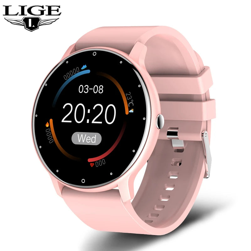 LIGE 2025 Women’s Smart Watch – Sports, Health Monitor, Waterproof, for Android & iOS