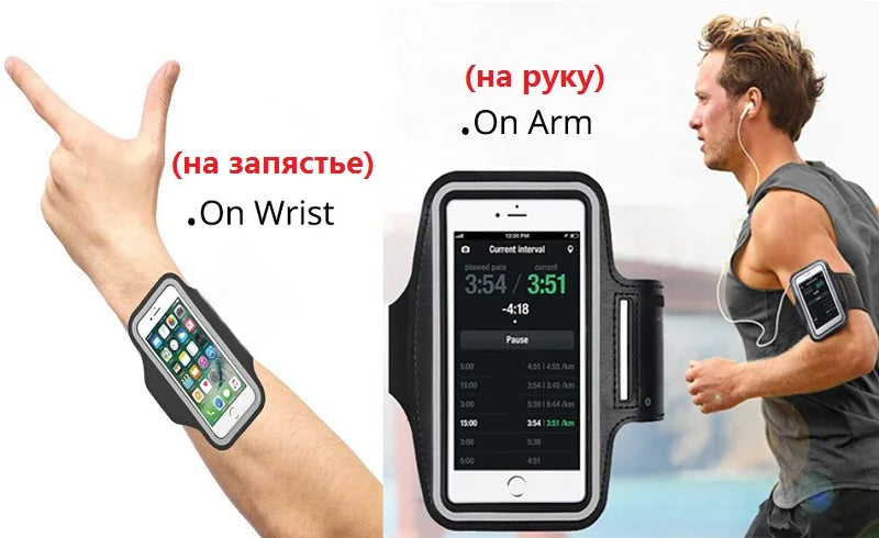 Sports Armband Phone Holder – Running Bracelet Case for iPhone 12 to 16 Series