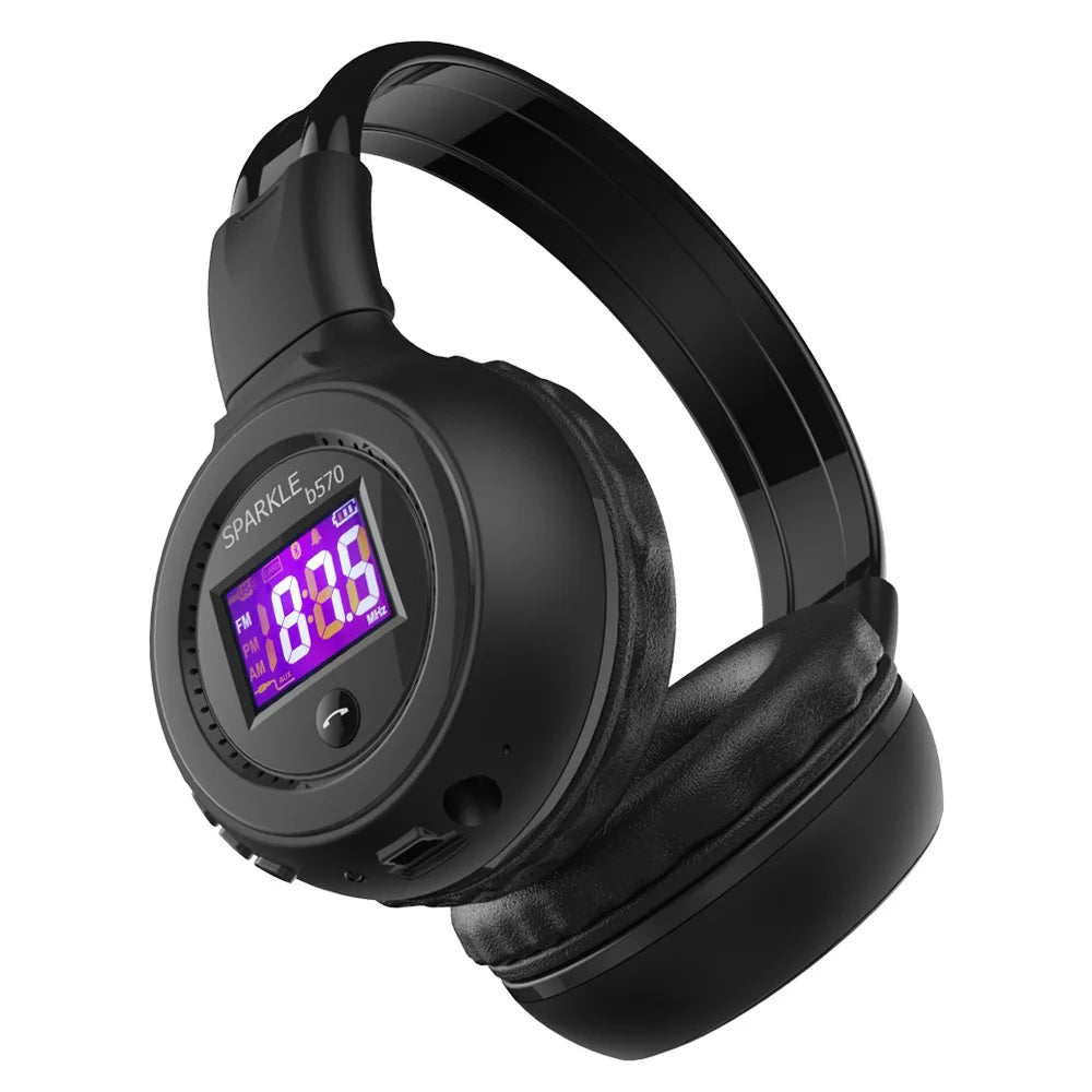 ZEALOT B570 Bluetooth Headphones – LCD, HiFi Sound, FM & TF Card Support