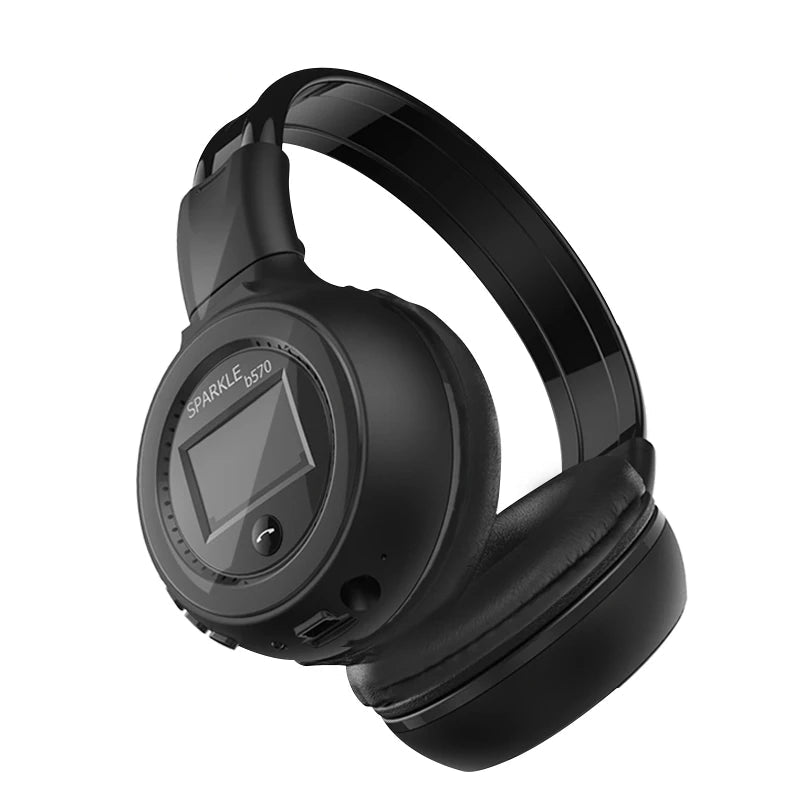 ZEALOT B570 Bluetooth Headphones – LCD, HiFi Sound, FM & TF Card Support