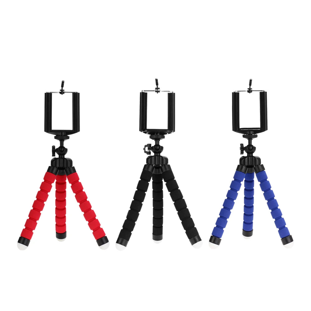 Mobile Phone Tripod Stand – Flexible Octopus Monopod for Cameras & Smartphones
