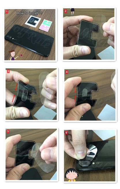 6-in-1 Tempered Glass Screen Protector Kit – 9H HD for Xiaomi Redmi 13 & Lens Glass