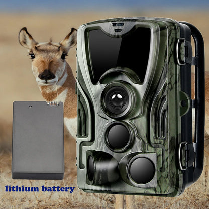 20MP 1080P Outdoor Hunting Trail Camera – IP65 Waterproof with 5000mAh Battery for Wildlife Surveillance