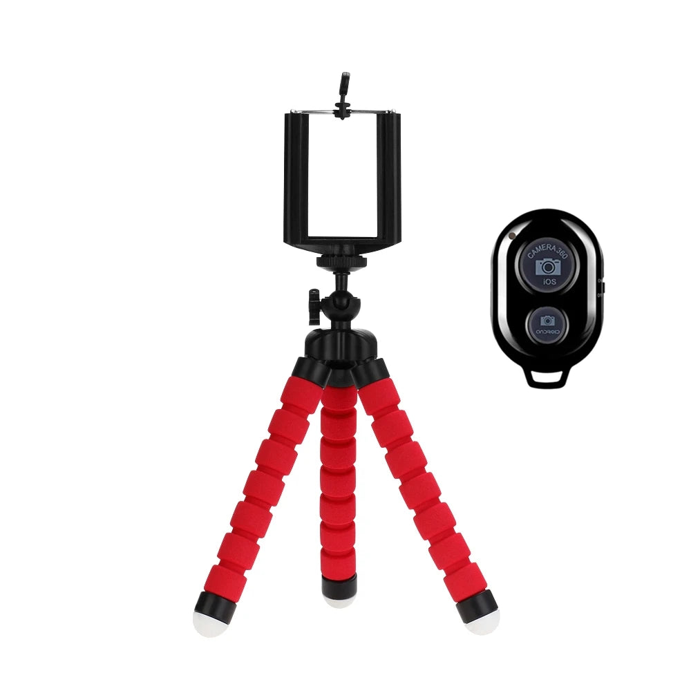 Mobile Phone Tripod Stand – Flexible Octopus Monopod for Cameras & Smartphones