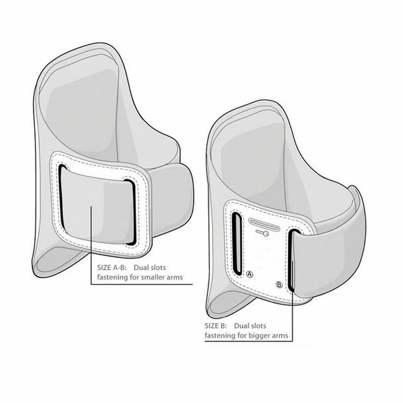 Sports Armband Phone Holder – Running Bracelet Case for iPhone 12 to 16 Series