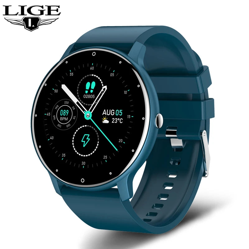 LIGE 2025 Women’s Smart Watch – Sports, Health Monitor, Waterproof, for Android & iOS