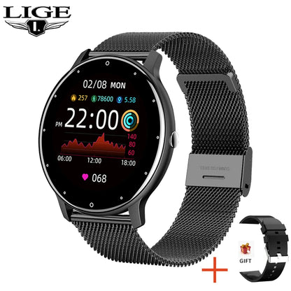 LIGE 2025 Women’s Smart Watch – Sports, Health Monitor, Waterproof, for Android & iOS