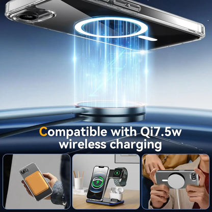 MagSafe Magnetic Wireless Charging Case – Shockproof Matte Cover for iPhone 16E 5G