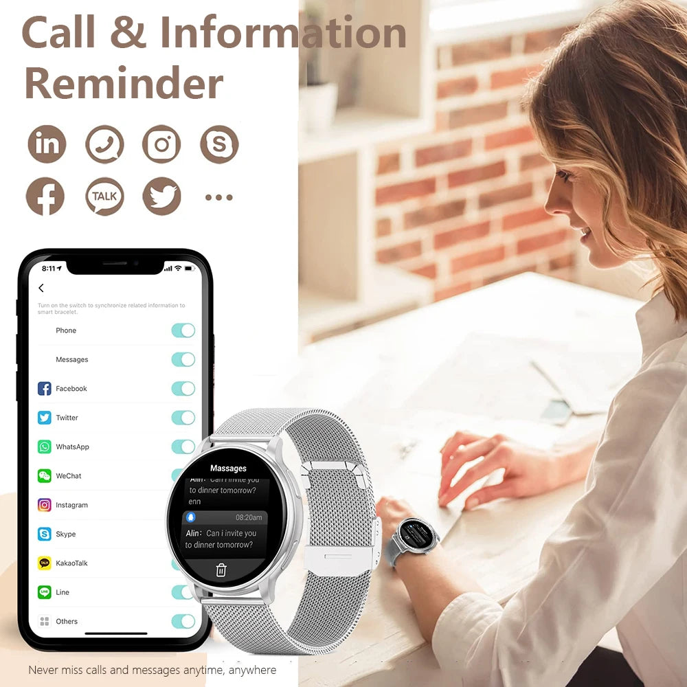 MEVADEN Y22 Smartwatch – Bluetooth Call, Custom Dial, Fitness & Heart Rate Tracker