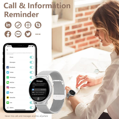 MEVADEN Y22 Smartwatch – Bluetooth Call, Custom Dial, Fitness & Heart Rate Tracker