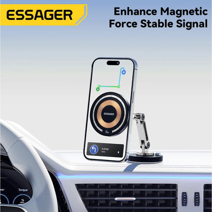 Essager Magnetic Car Wireless Charger – 15W Fast Charging Mount for MagSafe iPhone