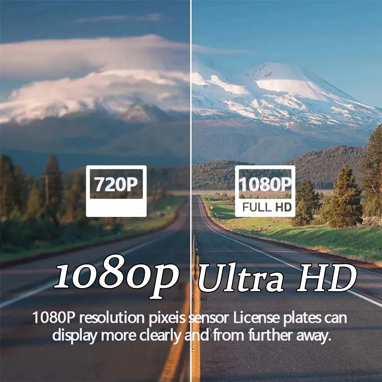 Dual Lens Car DVR 1080P – Interior & Front Dash Cam Full HD Vehicle Recorder