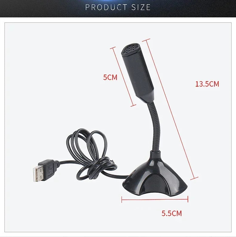 Professional Adjustable USB Microphone – High Quality for Laptop, Studio, Gaming & Streaming