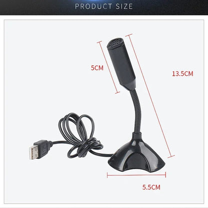 Professional Adjustable USB Microphone – High Quality for Laptop, Studio, Gaming & Streaming