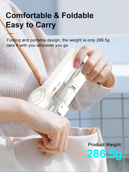 AXNEN A10 Smartphone Gimbal – Stabilizer with Fill Light, Tripod & Remote