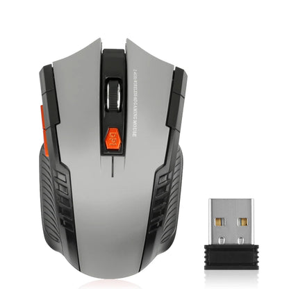 2.4G Wireless Gaming Mouse – 1600DPI, 6 Buttons, USB Receiver for PC & Laptop