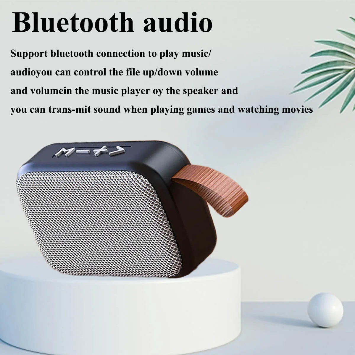 Bluetooth 5.0 Portable Speaker – Compact Wireless Music Box with Stereo Sound