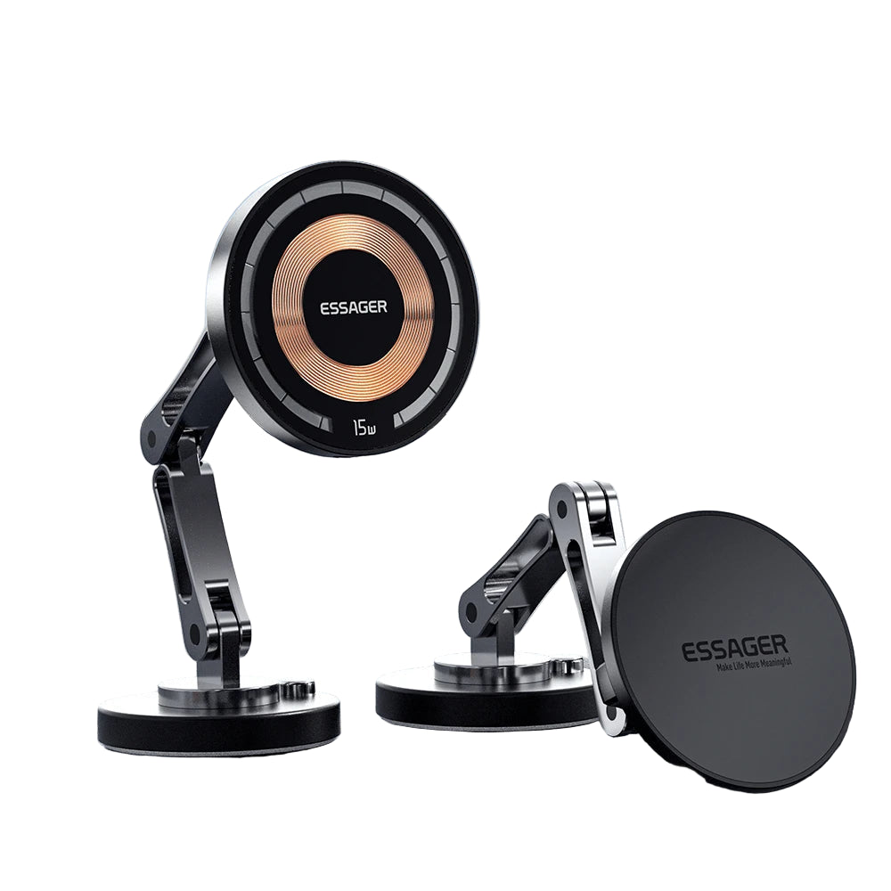 Essager Magnetic Car Wireless Charger – 15W Fast Charging Mount for MagSafe iPhone