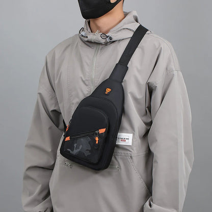 Men’s Chest Bag – Large Capacity Crossbody Shoulder Bag for Sports & Daily Use