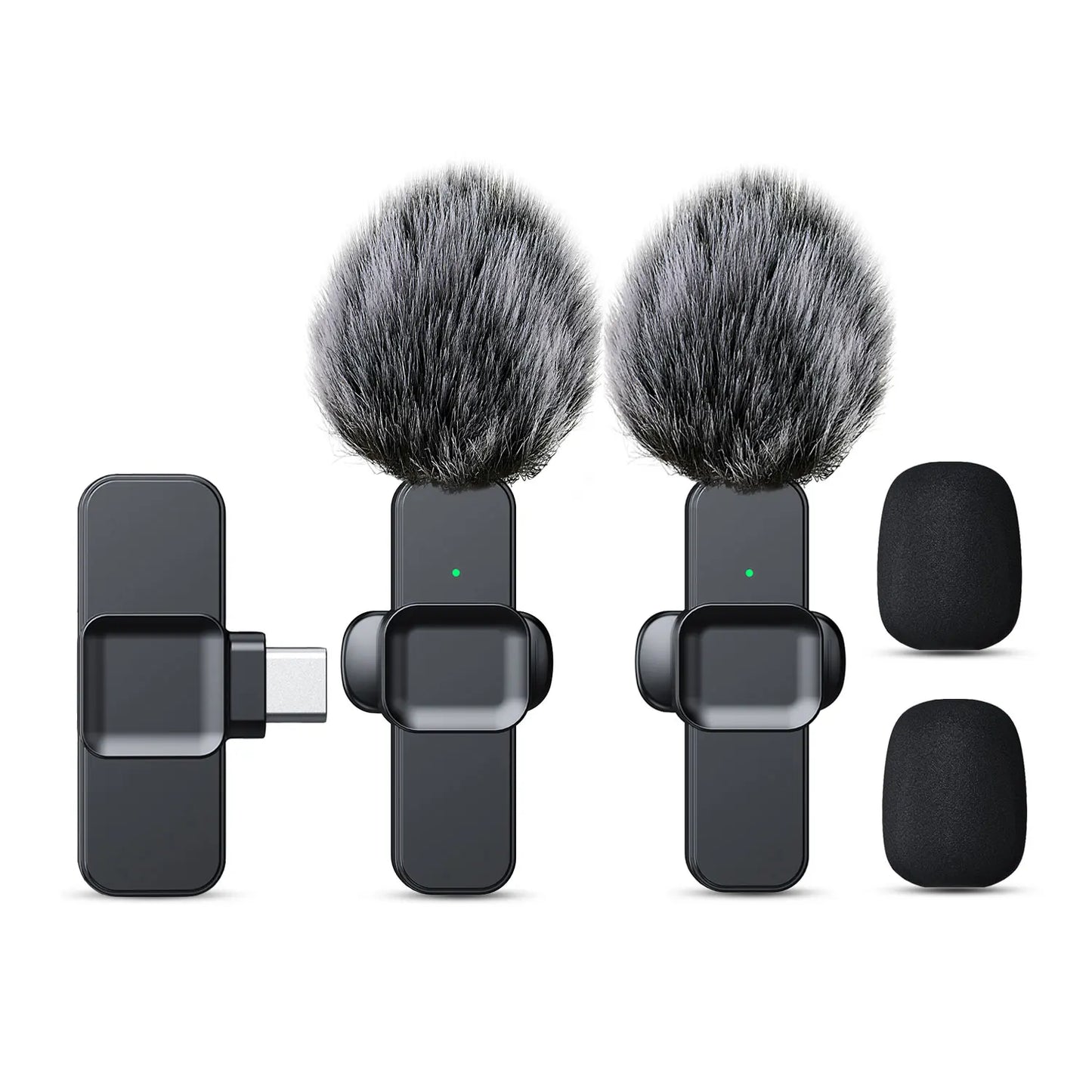 SNZIYAG K10 Wireless Lavalier Microphone – Portable Mini Mic for iPhone, Android, PC & Live Gaming