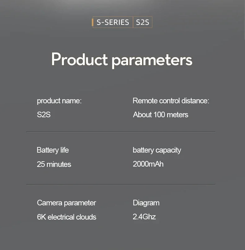 S2S Mini Drone 4K/8K – Foldable RC Quadcopter with Obstacle Avoidance & HD Camera