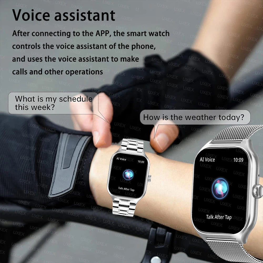 Smart Watch Plus – Full Touch Fitness Smartwatch with Bluetooth Call for Android Phones