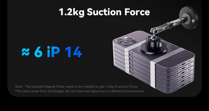 Essager Magnetic Car Wireless Charger – 15W Fast Charging Mount for MagSafe iPhone