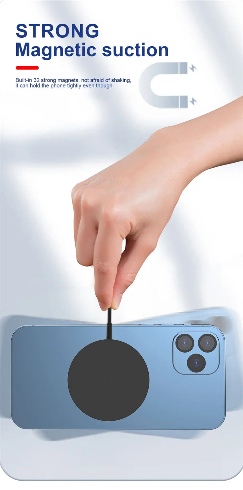 3-in-1 Magnetic Charging Dock – Fast Charger for iPhone & AirPods