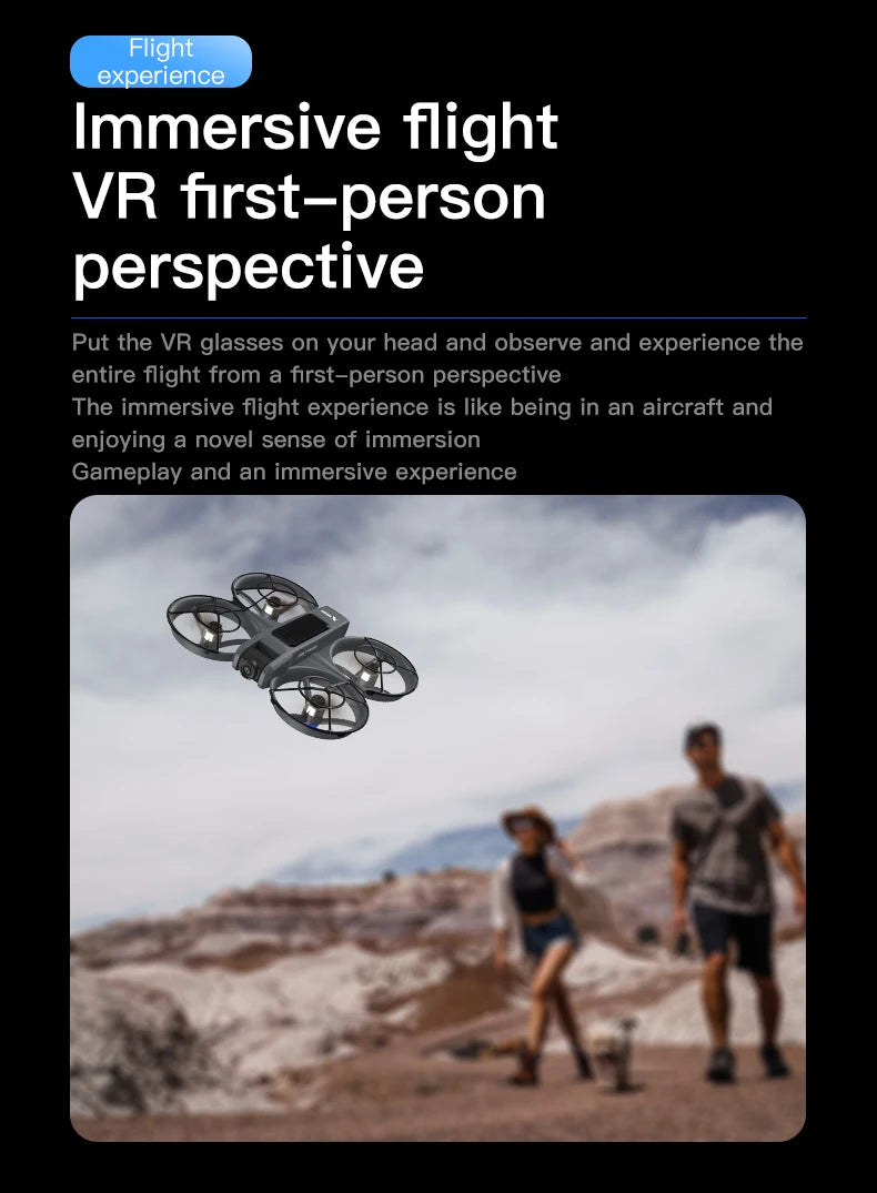 X226 Brushless Drone – Dual HD Camera, VR Control, Obstacle Avoidance, Optical Flow Hover