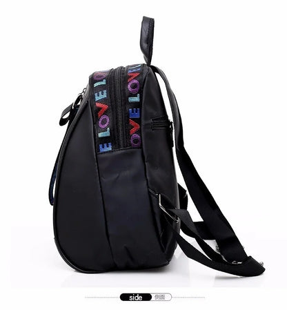 Women’s Fashion LOVE Backpack – Casual Shoulder Bag for School & Daily Use