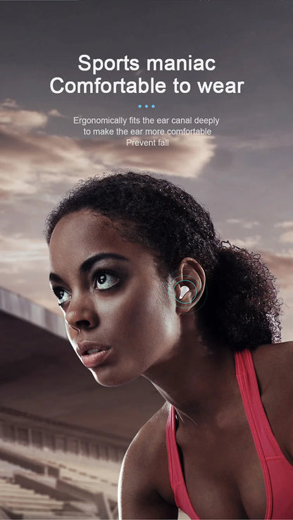 A6S TWS Wireless Earbuds – Bluetooth Stereo Headphones for Sport & Music