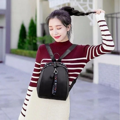 Women’s Fashion LOVE Backpack – Casual Shoulder Bag for School & Daily Use