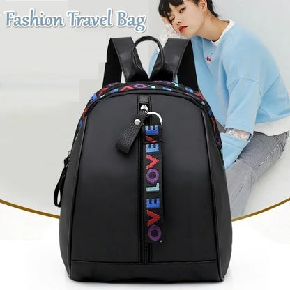 Women’s Fashion LOVE Backpack – Casual Shoulder Bag for School & Daily Use