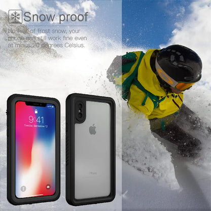 FS IP68 Waterproof Case – Clear Diving Phone Cover for iPhone 7 to 16 Series